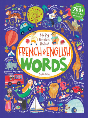 cover image of My Big Barefoot Book of French & English Words